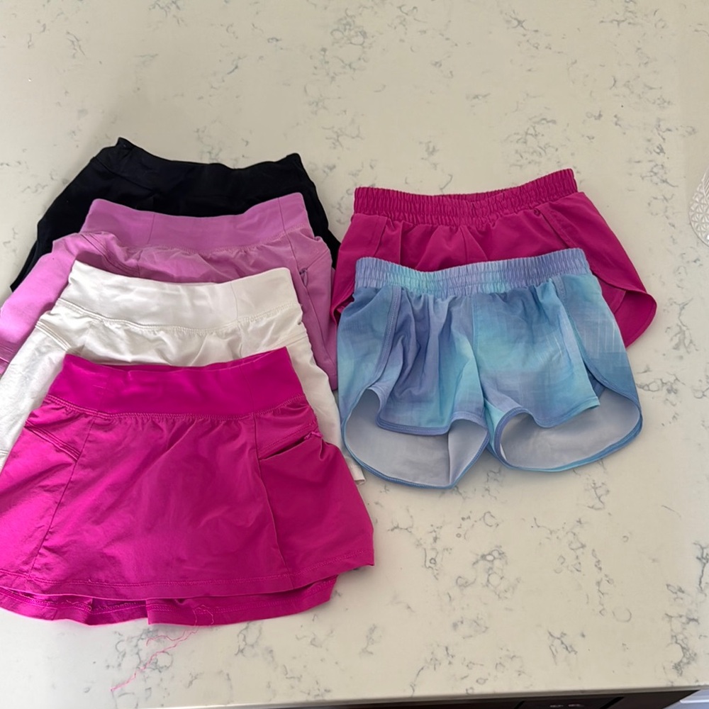 Girls All in Motion Athletic Skirts and shorts   Bundle 4/5